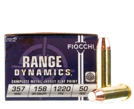 Fiocchi 357 Magnum Ammo - 1000 Rounds of 158 Grain