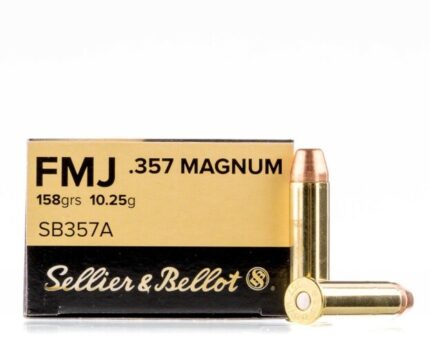 SELLIER AND BELLOT 357 MAG AMMO 1000 RD OF 158 FMJ