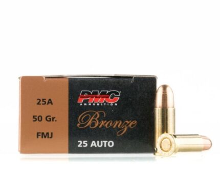 PMC 25 ACP Ammo - 1000 Rounds of 50 Grain FMJ
